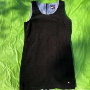 Vintage Tommy Hilfiger black corduroy dress